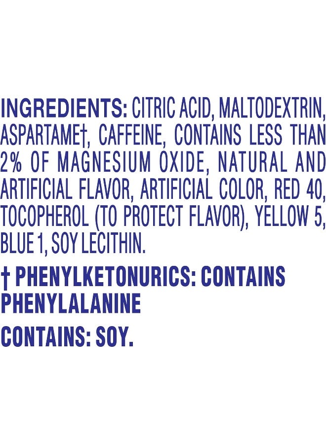 Crystal Light Wild Strawberry Artificially Flavored Powdered Drink Mix with Caffeine, 120 ct Pack, 12 Boxes of 10 On-the-Go-Packets - Image 3